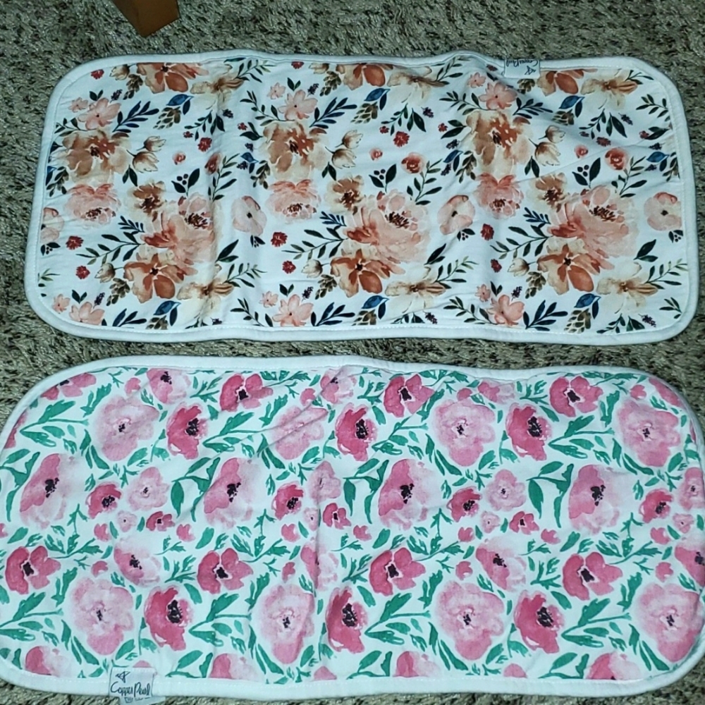 Copper Pearl Burp Cloth